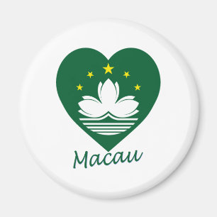 Íman Coração da bandeira de Macau