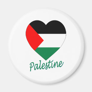 Íman Coração da bandeira de Palestina