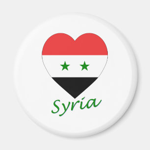 Íman Coração da bandeira de Syria