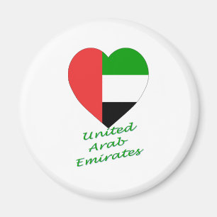 Íman Coração da bandeira de United Arab Emirates