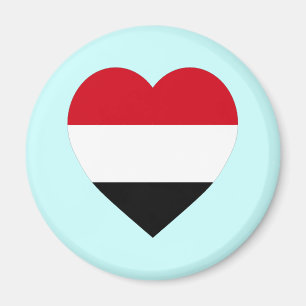 Íman Coração da bandeira de Yemen