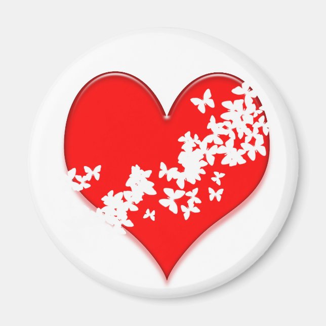 Íman Coração da Borboleta (Frente)