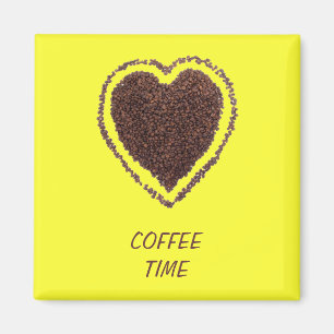 Íman coração de café