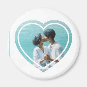 Íman Coração de Foto Personalizado