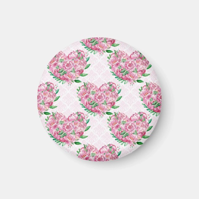 Íman coração de pedonia aquosa (Frente)