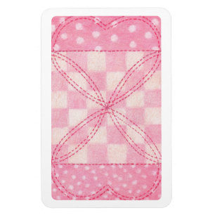 Íman CORAÇÃO DE PINK QUILT 4x6