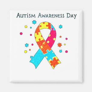 Íman Coração de Sensibilização Autismo