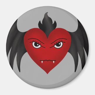 Íman Coração de vampiro gótico e bonito