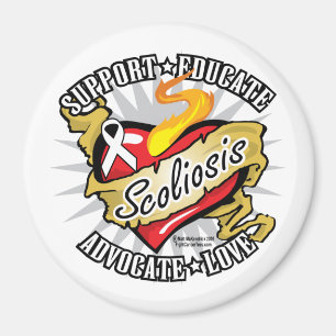 Íman Coração do clássico da escoliose