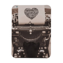 Coração do Dia de os namorados de Digitação de Gat