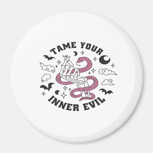 Íman Coração do Fazer da Mão do Esqueleto (Frente)