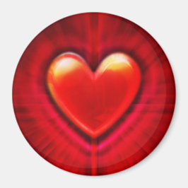 Íman Coração do gótico vermelho do sangue do Magnet per