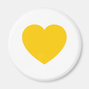 Íman Coração do ouro amarelo