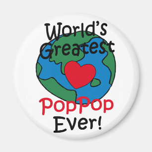 Íman Coração do PopPop do mundo o grande