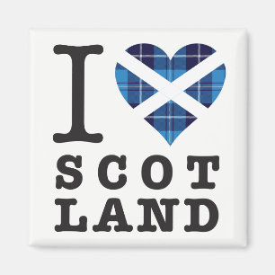Íman Coração do Tartan - amor Scotland