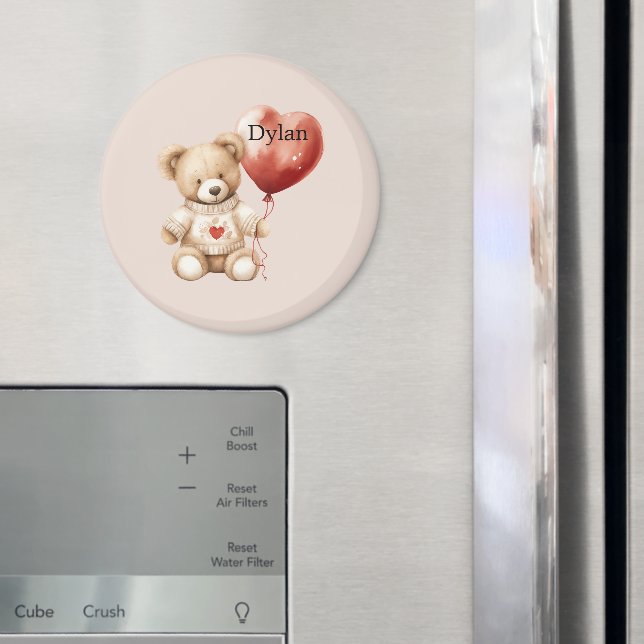 Íman Coração do Urso de Teddy Bonito (In Situ (Fridge))