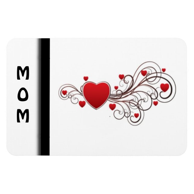 Íman Coração enrolado (Horizontal)