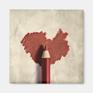 Íman Coração Escrevado