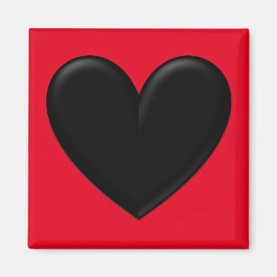 Íman Coração inchado customizável