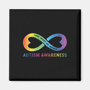 Íman Coração Infinito Amor Conscientização do Autismo N