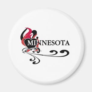 Íman Coração Minnesota do fogo