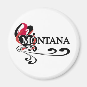 Íman Coração Montana do fogo