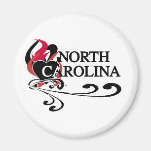 Íman Coração North Carolina do fogo
