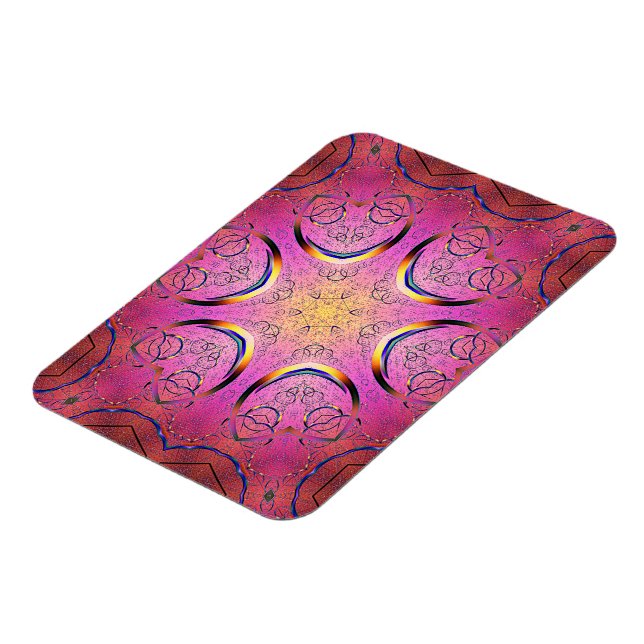 Íman Coração Radiante Caleidoscópio (Left Side)