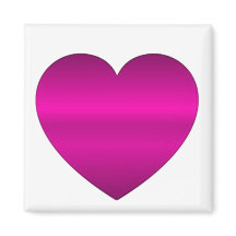 Coração Rosa Brilhante