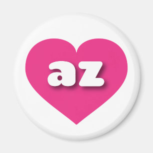 Íman Coração Rosa Quente arizona - amor