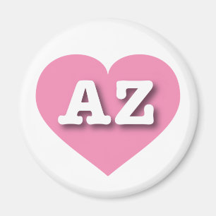 Íman Coração Rosa Sólido arizona - Grande Amor