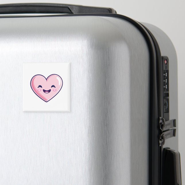 Íman coração rosa sorrindo Acessórios de cozinha > Magn (In Situ (Luggage))