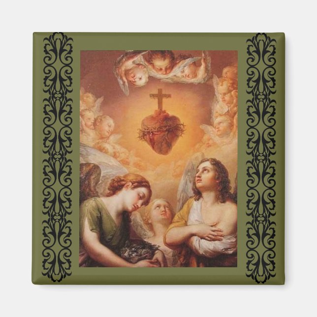 Íman Coração Sagrado (Frente)