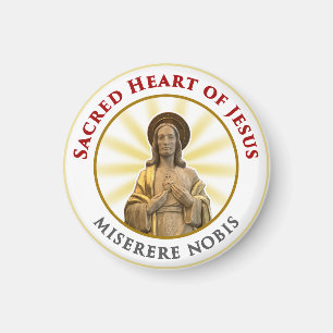 Íman Coração Sagrado de Jesus Miserere Nobis
