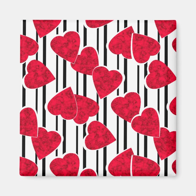 Íman Coração vermelho (Frente)