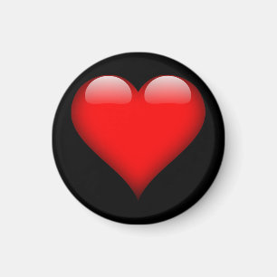 Íman Coração Vermelho Amor Casamento Moderno