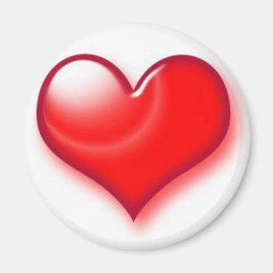 Íman Coração Vermelho dia de os namorados