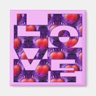 Íman Corações do AMOR lightpink