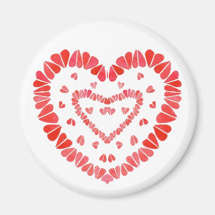 Íman CORAÇÕES DOCES Redondas