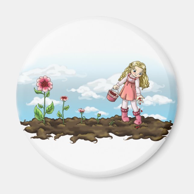 Íman Corações em Crescimento (Frente)