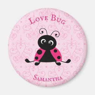 Íman Corações - Magneta Ladybug Personalizada