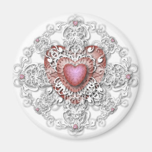 Íman Corações para o refrigerador