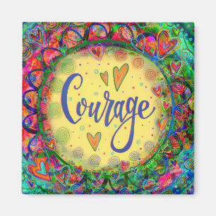 Íman "Coragem" Inspirivity ONE WORD Magnet