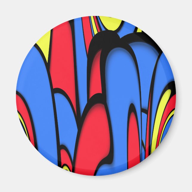 Íman Corantes Festivos Brilhantes (Frente)