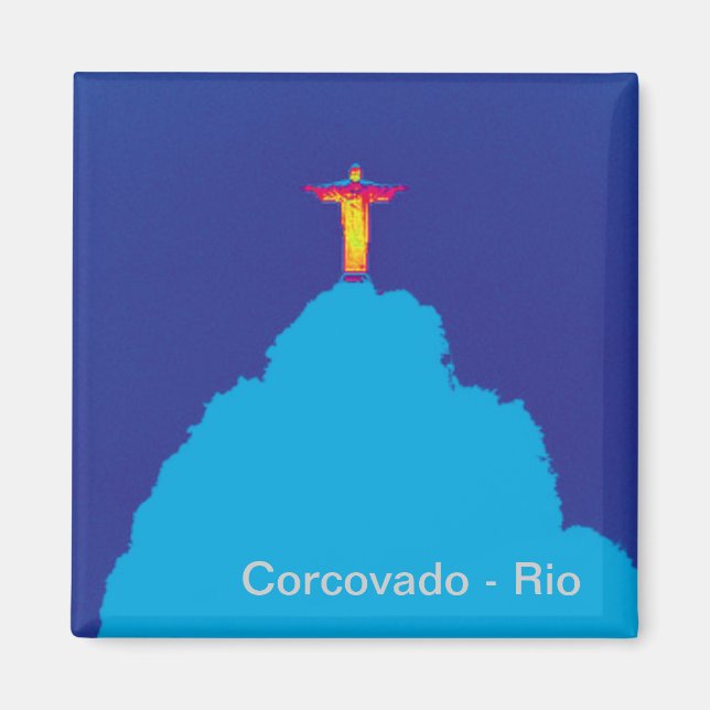 Íman Corcovado Rio Brasil (Frente)