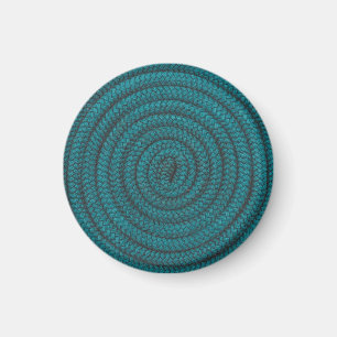 Íman Corda Azul Enrolada