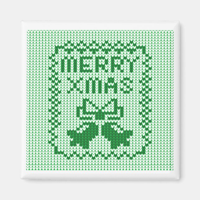 Íman Cordéis feios de camisolas e Feliz Natal w (Frente)