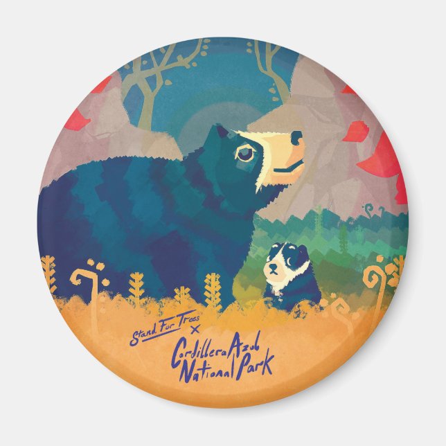 Íman Cordillera Azul Magnet (Frente)