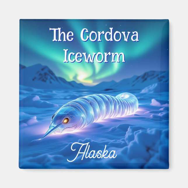 Íman Cordova Iceworm Alasca Críptido Mito   (Frente)