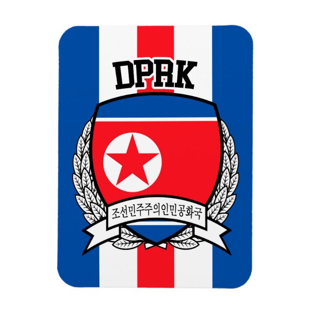 Íman Coreia do Norte (Vertical)